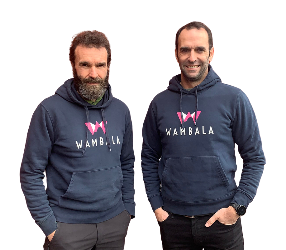 Entrenadores Wambala. Mario Repes y José Juan Repes